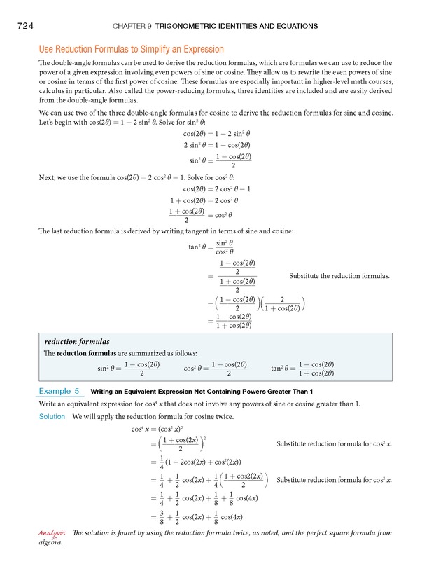 Algebra and Trigonometry - Front Matter 742